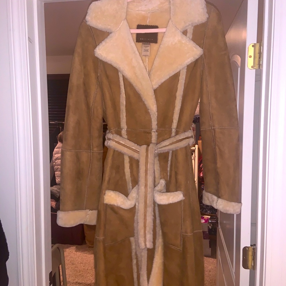UGG shearling wool, suede coat. 100% authentic
